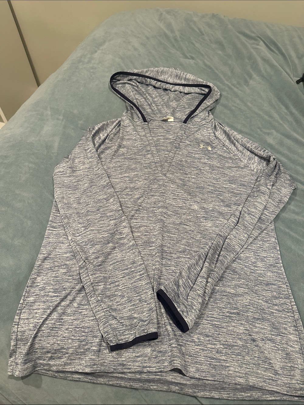 Under Armour Women’s Heathered Navy-Trim Lightweight Hoodie